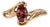 Estate Red Spinel Ring: Solid 14k Gold – Oval, 6×4mm – Modern Estate Ring, Size 6.75 For Sale