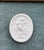 Grand Tour Vintage Grand Tour Plaster Intaglio Replica “The Three Graces” For Sale - Image 3 of 6