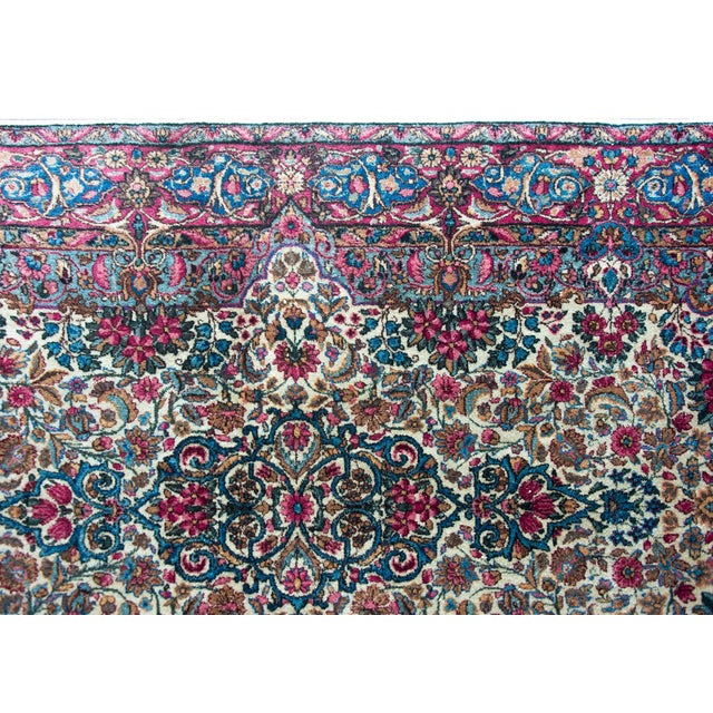 Early 20th Century Persian Kirman Rug For Sale - Image 13 of 16