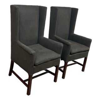Hickory Chair for Henredon Delaware Host Chairs, Pair For Sale