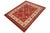 Shabby Chic Shabby Chic Red/Ivory Wool Rug - 8'2'' X 10'3'' For Sale - Image 3 of 10