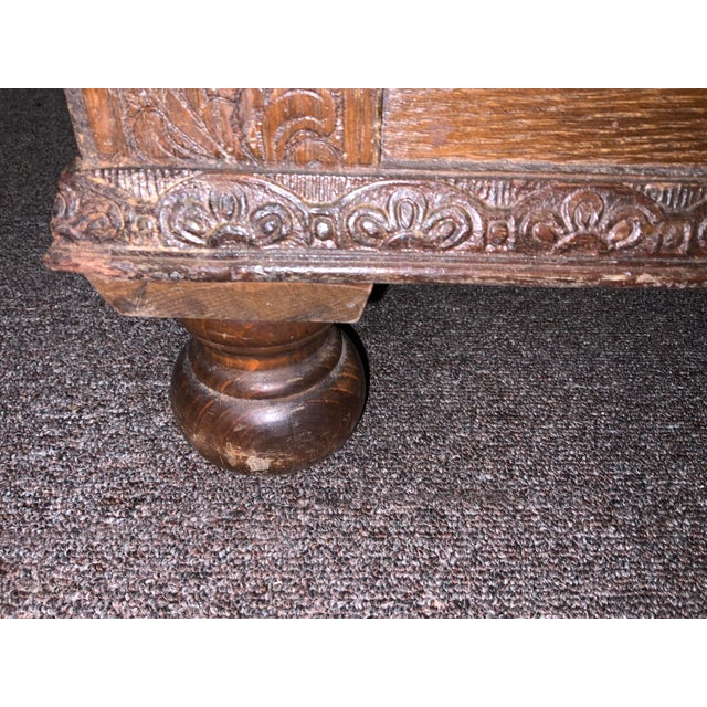 20th Century Dutch Style Oak Chest For Sale In New York - Image 6 of 14