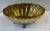 Nice vintage heavy brass footed planter