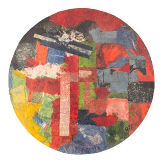 1990s “Around a Red Sky” Collage by Anthony Louis Popcheff For Sale