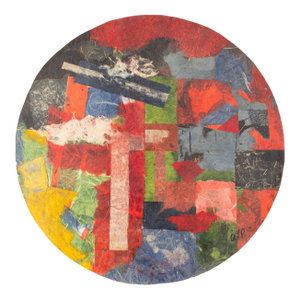 1990s “Around a Red Sky” Collage by Anthony Louis Popcheff
