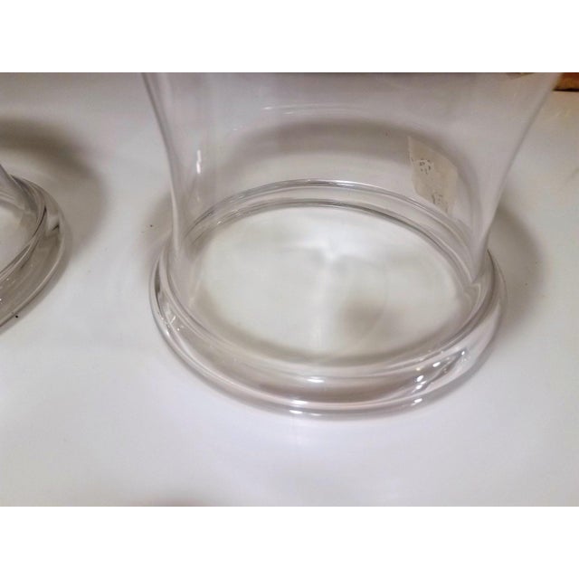 Williamsburg Hand Blown Hurricane Candle Globes a Pair Chairish