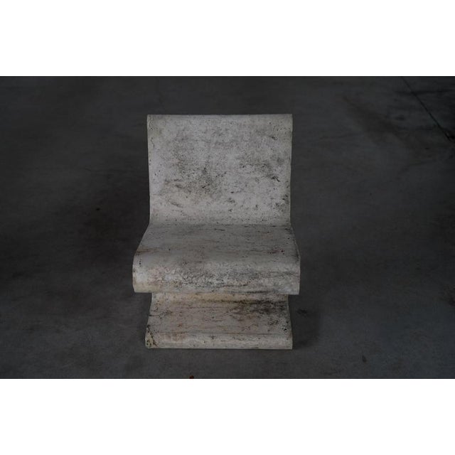 Concrete Zig Zag Chairs, France, 1970s, Set of 2 For Sale - Image 18 of 18