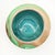 Marbled Roadside Pottery Malachite Look Bowl in With Glazed Turquoise Interior For Sale - Image 4 of 7
