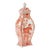 Chelsea House Covered Lotus Leaf Vase For Sale