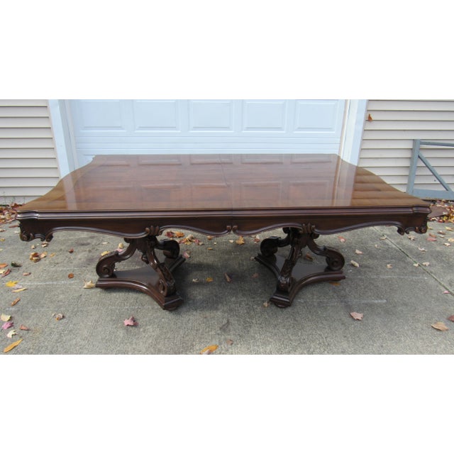 Late 19th Century Karges Furniture French Dining Room Set Ten Chairs