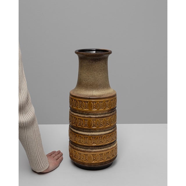 20th Century German 'W. Germany' Ceramic Vase For Sale - Image 10 of 18