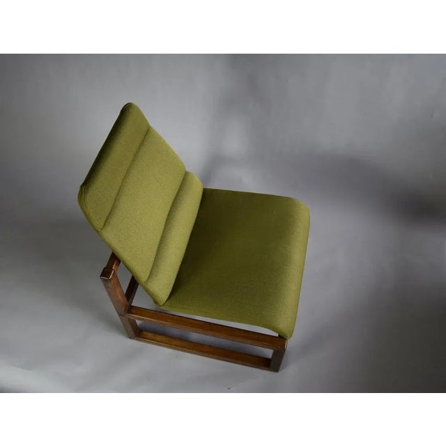 Olive Green Lounge Chair by Martin Stoll, 1970 For Sale - Image 4 of 9