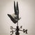 Three-Dimensional Copper Weathervane with Flying Swan, 1900s For Sale - Image 4 of 8