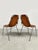 Charlotte Perriand Vintage Italian Les Arcs Chairs in Camel Leather by Charlotte Perriand for Dal Vera, 1970s, Set of 2 For Sale - Image 4 of 6