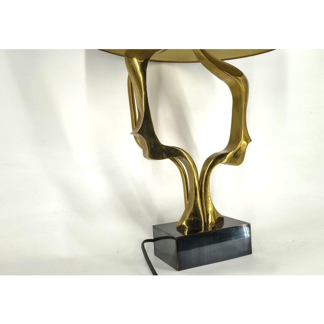 Vintage Bronze Table Lamp from Willy Daro, 1970s For Sale - Image 11 of 13