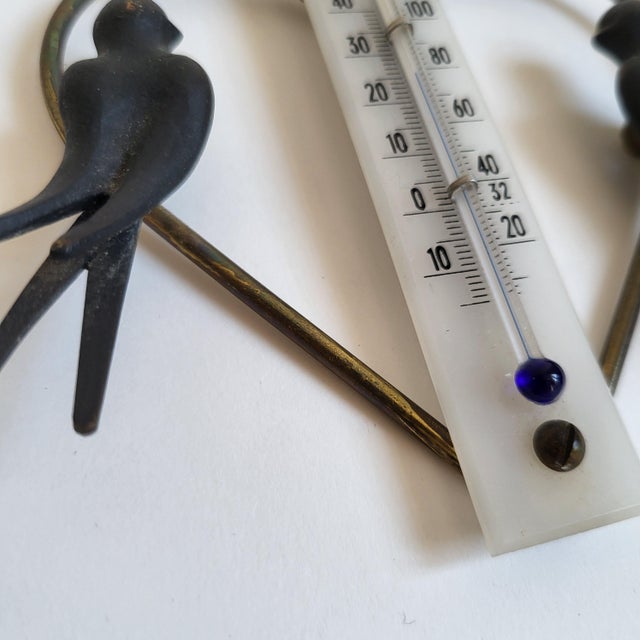 Mid-Century Modern Mid-Century Modern Wall Thermometer by Walter Bosse for Herta Baller, 1950s For Sale - Image 3 of 6