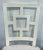 Modern White Geometric Back Side Chair For Sale In Atlanta - Image 6 of 9