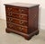 Brown Vintage Chippendale Style Mahogany Four Drawer Chest With Brass Bail Pulls For Sale - Image 8 of 10