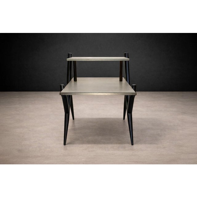 Side Table in Pau Marfim Hardwood & Formica, Unknown, 1950s For Sale - Image 4 of 7