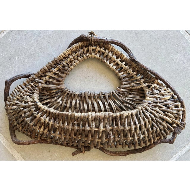 Mid 20th-Century Rustic Adirondack-Style Branch & Twig Willow & Branch Wall Pocket For Sale - Image 12 of 12