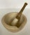 Antique mortar and pestle made by Thomas Maddock & Sons (3). Marked on the bottom T.M.S. Co Acid Proof. The company was...