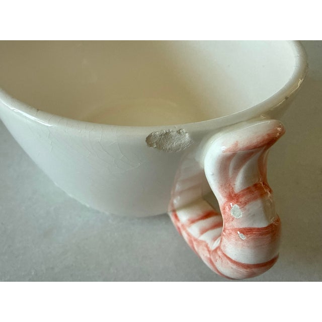 Vintage Coastal Shafford "Sea Fare" Shrimp Tail Bowls, Small Plates and Forks - Set of 4 For Sale - Image 18 of 18
