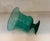 A lovely hand blown Blenko Teal Vase. The wonderful unusual teal color is a great collectors item and beautiful display...