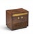 Bernhard Rohne for Mastercraft Mid Century Burlwood and Acid Etched Brass Nightstands - Pair For Sale - Image 11 of 13
