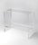 Crystal 32 in. W Rectangular Clear Acrylic Console Table, Clear Acrylic For Sale