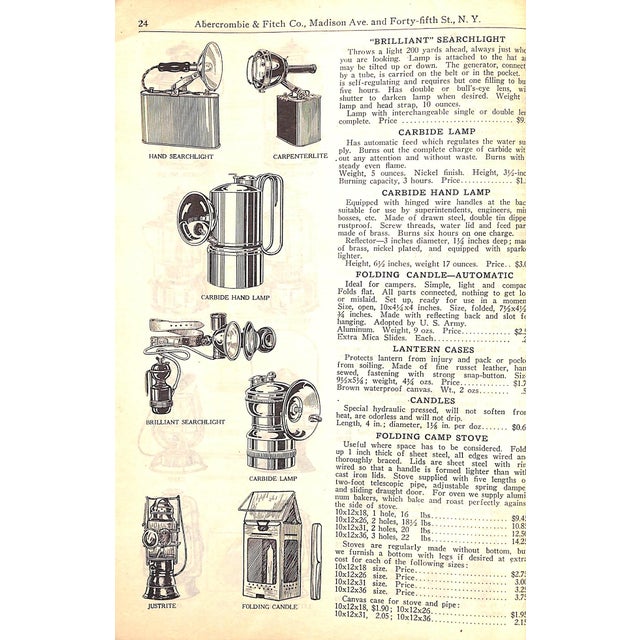 Abercrombie & Fitch 1929 Sportsmans' Catalogue For Sale - Image 11 of 14
