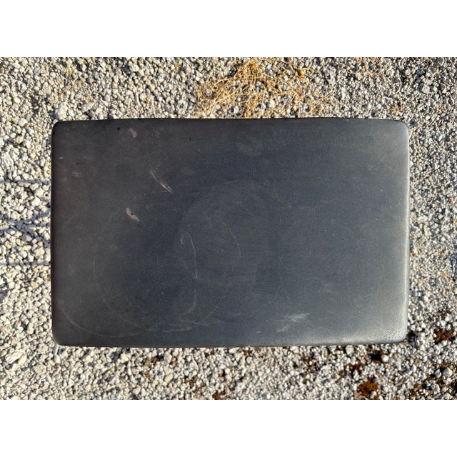 Mid 20th Century Metal Telephone Stand With Bench - Set of 2 For Sale - Image 9 of 10