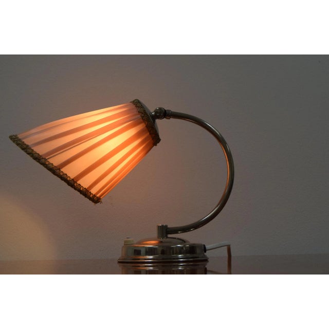 Art Deco Chrome Table Lamp, 1930s For Sale - Image 10 of 18