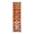 Vintage Zabihi Collection Turkish Geometric Kilim Runner - 3'5" x 11'8" For Sale