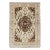 Vintage Oushak Rug With Intricate Medallion in Brown and Ivory 4'8 X 7'2 For Sale