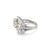 Antique Platinum Gia 3.90ct Old European Cut Accented Diamond Engagement Ring For Sale In Houston - Image 6 of 7