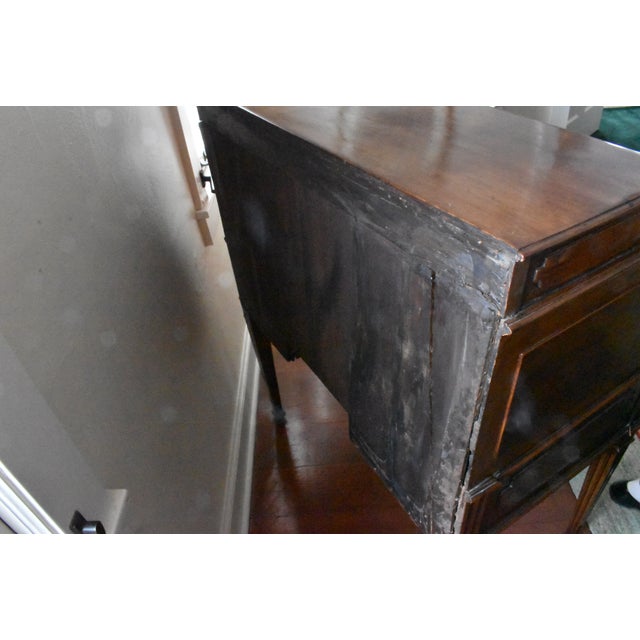 Brown 19th Century French Louis XVI Cylinder Front Desk For Sale - Image 8 of 8