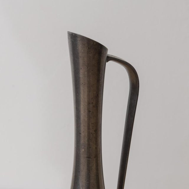 Metal 1930s French Pewter Bud Vase For Sale - Image 7 of 9