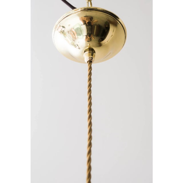 Antique Viennese Hanging Lamp by Koloman Moser for Bakalowits & Söhne For Sale - Image 5 of 11