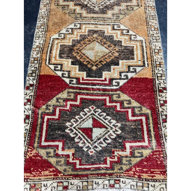 Contemporary Turkish Yastik Rug 1'8" x 3' For Sale - Image 3 of 5