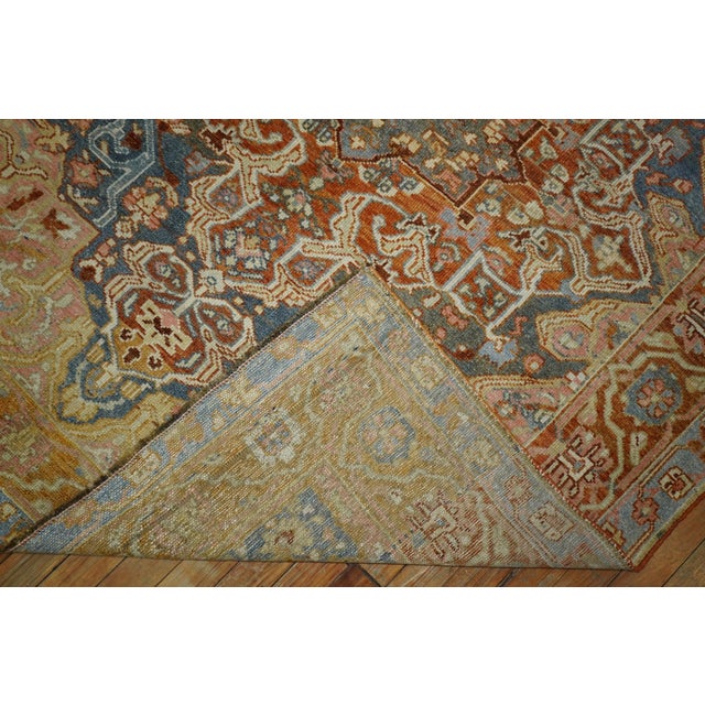Antique Persian Bakhtiari Square Rug - 4'10" x 6'5" For Sale In New York - Image 6 of 9