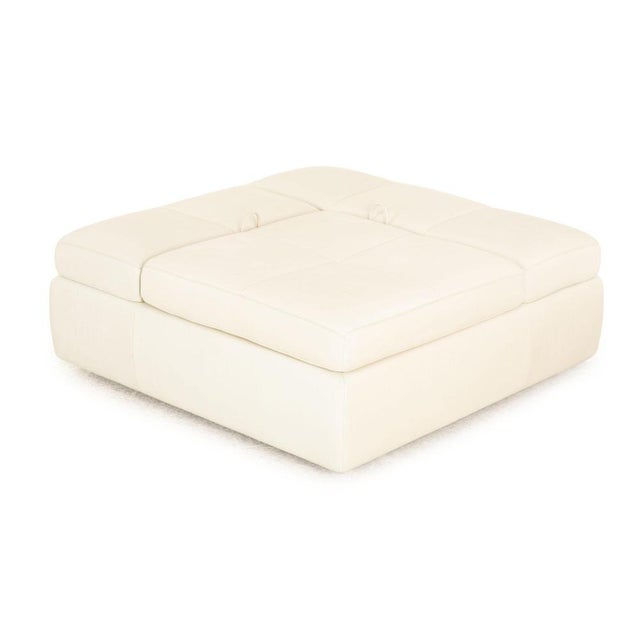 Square Up Modular Sofa in Leather fom FSM, Set of 3 For Sale - Image 10 of 18