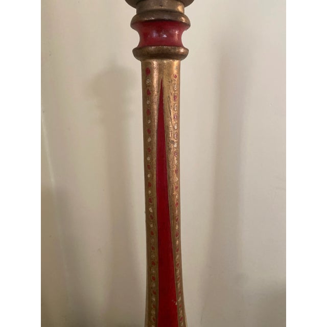 French Giant Size Vintage Mid 20th Century Italian Wood & Brass Pepper Mill For Sale - Image 3 of 12
