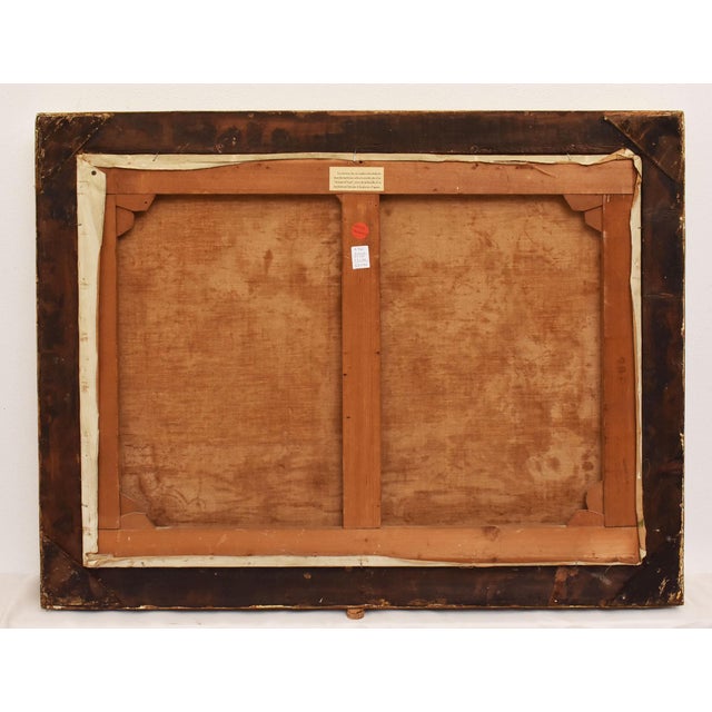 Emilio Filippini, Seascape and Olive Trees, 20th Century, Oil on Canvas For Sale - Image 10 of 11