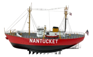 Nantucket Lightship 612 Scale Model