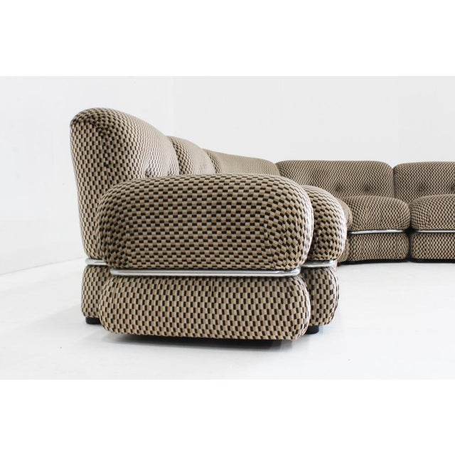 Vintage Italian Modular Sectional Sofa by Co.im, 1970s, Set of 5 For Sale - Image 4 of 11