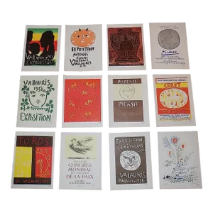 Vintage Mid Century Modern Picasso Lithographs - Set of 12