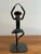 Late 20th Century Industrial Design Brutalist Metal Ballerina Sculpture of Railroad Spike For Sale - Image 11 of 11