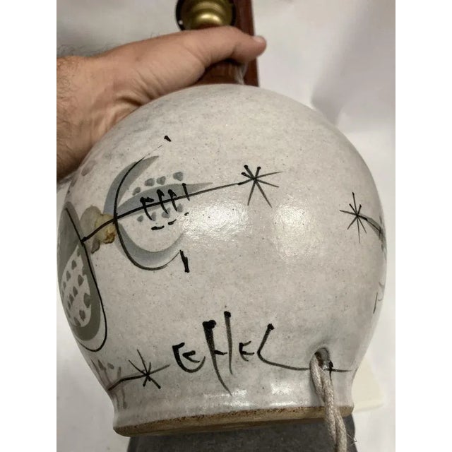 Ceramic Lamp from Quimper, 1960s For Sale - Image 6 of 8