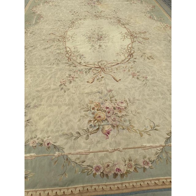 Large Antique French Aubusson Rug, 1890s For Sale - Image 18 of 18