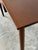 Teak Two-Drawer Rectangular Writing Desk With Tapered Legs Danish Mid-Century Modern For Sale - Image 10 of 10